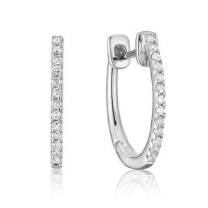 DIAMOND HUGGIE EARRINGS 13-040080 DIAMOND HUGGIE EARRINGS 13-040080