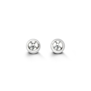 14k white gold Polished Ball Stud Earrings 6mm 14k white gold Polished Ball Stud Earrings 6mm