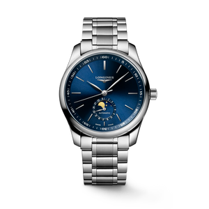 Longines Master Collection Moonphase Automatic Sunray Blue Dial Stainless Steel Bracelet 40 mm [L2.909.4.92.6]