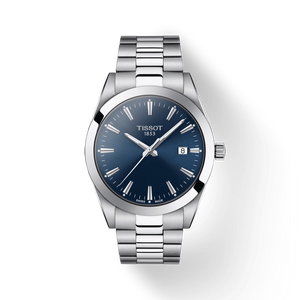 Tissot Gentleman 40 mm front view blue dial stainless steel bracelet
 Tissot Gentleman 40 mm front view blue dial stainless steel bracelet