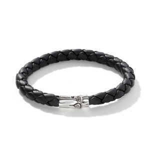JOHN HARDY: Leather Station Bamboo Bracelet JOHN HARDY: Leather Station Bamboo Bracelet