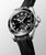 Longines HydroConquest GMT Automatic Sunray Black Dial Black Rubber Strap Steel & Ceramic Bezel 43 mm [L3.790.4.56.9]