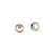 John Hardy Essential Stud Earring – 14 k Yellow Gold & Sterling Silver 10 mm [EZZ98718]