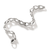 John Hardy Surf Bracelet, Silver, Diamonds, 8.5 MM [BUP9010902DI]