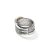 John Hardy JH Essential Crossover Ring – Gold & Sterling Silver [RZZ98716]