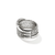 John Hardy JH Essential Pavé Crossover Ring – Sterling Silver & Diamonds [RBP987162DI]