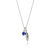 JOHN HARDY: Feather Talisman Necklace, Sterling Silver, Diamonds, Hardstone | NBP989042LPZDI