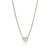 ohn Hardy JH Lovestruck necklace in reclaimed 14k yellow gold with 1.25 TCW lab-grown diamond, front view