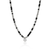 John Hardy Lovestruck Heishi pendant necklace in sterling silver with black onyx beads and 1.25 TCW lab-grown diamond