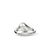 Three-quarter angled view of Lovestruck ring in sterling silver with 2.5 TCW diamond