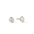 JH Lovestruck stud earrings in reclaimed gold with 1.5 TCW lab-grown diamonds, front view