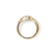 Side profile of Lovestruck 14k gold ring with bezel-set lab-grown diamond