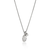 Lovestruck pendant necklace in sterling silver with 3.25 TCW lab-grown diamond, front view