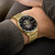 Mido Commander Gradient Automatic 40 mm Gradient See-Through Dial Yellow-Gold PVD Case & Bracelet [M021.407.33.411.01]