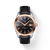 Tissot Gentleman Powermatic 80 Silicium 40 mm – Black Sunray Dial & 18K Rose-Gold Bezel with Black Leather Strap [T927.407.46.051.00]