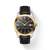 Tissot Gentleman 18K Yellow Gold Bezel Anthracite Dial Leather Strap 40 mm Automatic [T927.407.46.061.01]