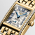 Longines Mini DolceVita Quartz 21.5 × 29 mm Silver Flinqué Dial 18K Yellow Gold Diamond Bracelet [L5.200.7.71.6]