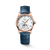 Longines Master Collection Moonphase Automatic 34 mm White Mother-of-Pearl Dial 18K Rose Gold Alligator Strap [L2.409.8.87.2]