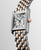 Longines Mini DolceVita Quartz 21.5 × 29 mm Silver Flinqué Dial Stainless Steel & 18K Rose Gold Bracelet [L5.200.5.79.7]