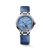 Longines PrimaLuna Moonphase Automatic 34 mm Blue Mother-of-Pearl Dial Stainless Steel Case Blue Alligator Strap [L8.126.0.97.2]