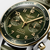Longines Spirit Flyback Automatic Chronograph 42 mm Green Dial Stainless Steel & 18K Yellow Gold Accents Green Leather Strap [L3.821.5.53.2]