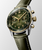 Longines Spirit Flyback Automatic Chronograph 42 mm Green Dial Stainless Steel & 18K Yellow Gold Accents Green Leather Strap [L3.821.5.53.2]