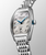 Longines Evidenza Automatic 26 × 30.6 mm Silver Flinqué Diamond Dial Stainless Steel Bracelet [L2.142.0.70.6]