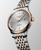 Longines Record Automatic 40 mm Silver Sunray Dial Stainless Steel & 18K Rose Gold Cap Bracelet [L2.821.5.72.7]