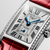Longines DolceVita Silver “Flinqué” Dial With Diamond-Set Bezel Red Alligator Leather Strap Quartz 20.80 × 32.00 mm [L5.255.0.71.5]
