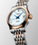 Longines Record White Mother-of-Pearl Dial Two-Tone Stainless Steel & 18K Rose Gold Cap 200 Bracelet Automatic 26 mm [L2.320.5.87.7]