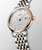Longines Elegant Collection Silver Dial Diamond Indexes Two-Tone Steel & 18K Rose Gold Bracelet Automatic 29 mm [L4.310.5.79.7]