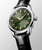 Longines Conquest Heritage Automatic 38 mm Green Lacquered Polished Dial Alligator Strap [L1.649.4.02.2]
