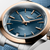 Longines Conquest Automatic Blue Sunray Dial Stainless Steel & 18 k Rose Gold Case with Blue Rubber Strap 34 mm [L3.430.5.92.9]