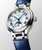 Longines PrimaLuna Automatic Moonphase Opaline Ivory Dial Blue Alligator Strap 34 mm [L8.126.4.71.2]