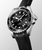 Longines HydroConquest GMT Automatic Sunray Black Dial Black Rubber Strap Stainless Steel & Ceramic Bezel 43 mm [L3.890.4.56.9]