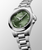 Longines Conquest Automatic Sunray Green Dial with Diamond Hour Markers Stainless Steel Bracelet 30 mm [L3.320.4.07.6]