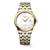 Longines Flagship Classic Automatic White Matt Dial Stainless Steel & Yellow PVD Bracelet 40 mm [L4.984.3.17.7]