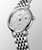 Longines Elegant Collection Automatic Striped Silver Diamond Dial Stainless Steel Bracelet 29 mm [L4.310.4.79.6]