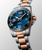 Longines HydroConquest Automatic Sunray Blue Dial Steel & Red PVD Bracelet 41 mm [L3.781.3.98.7]