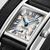 Longines Mini DolceVita Quartz Silver Flinqué Dial 21.5 × 29 mm Black Leather Strap [L5.200.4.71.0]