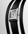 Longines Mini DolceVita Quartz Silver Flinqué Dial 21.5 × 29 mm Black Leather Strap [L5.200.4.71.0]