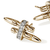 John Hardy Spear Stud Earrings – 14k Yellow Gold with Diamonds [EGGX989562DI]