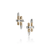 John Hardy Spear Stud Earrings – Sterling Silver with Diamonds [EZZP989562DI]