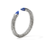 John Hardy Spear 50 Flex Cuff Bracelet – Sterling Silver with Lapis Lazuli 8.9 mm [CMS987961LPZ]