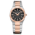 Mido Multifort 8 One Crown Automatic 40 mm Black Dial Stainless Steel Bracelet with Rose Gold PVD Accents M055.507.22.051.00 M0555072205100