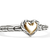 John Hardy JH Essential Heart Ring – Sterling Silver & 14k Yellow Gold [RZZ98977]
