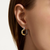 John Hardy JH Essential Heart Hoop Earrings – Sterling Silver & 14k Yellow Gold 22 mm [EZZ98968]