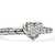John Hardy JH Essential Heart Ring – Sterling Silver with Diamonds [RBP989762DI]