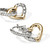 JH Essential Heart Drop Earrings – Silver & 14K Gold with Diamonds [EZZP989712DI]