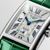 Longines DolceVita Quartz Silver Flinqué Dial Roman Numerals Green Alligator Strap 23.30 × 37 mm [L5.512.4.71.A]